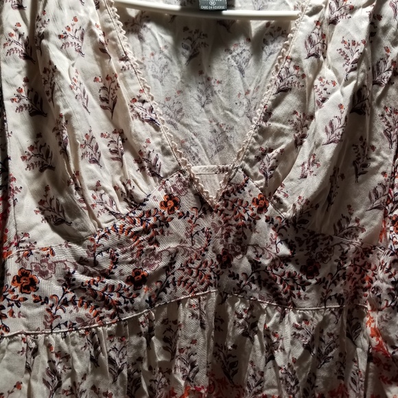 Angie Bohemian Print Crochet Maxi Dress - Picture 7 of 8